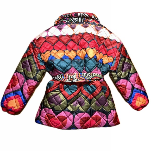 FARM RIO Full Of Hearts Puffer Jacket - Picture 3 of 4